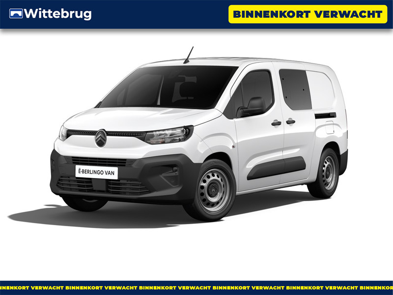 Citroën Berlingo ë- Gesloten Bestel L2H1 800kg EV 50 kWh 136 1AT Flex Crewcab