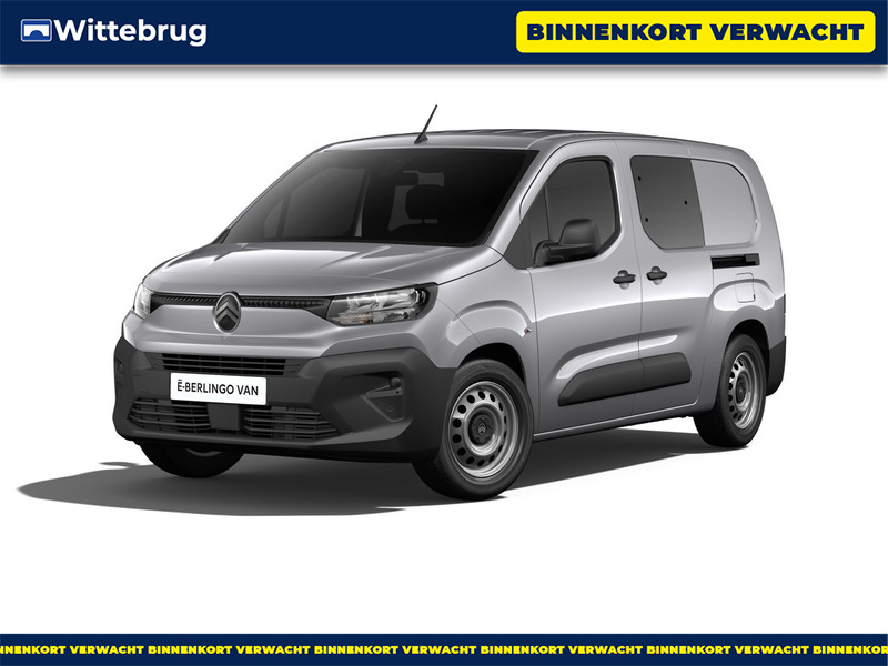 Citroën Berlingo ë- Gesloten Bestel L2H1 800kg EV 50 kWh 136 1AT Flex Crewcab