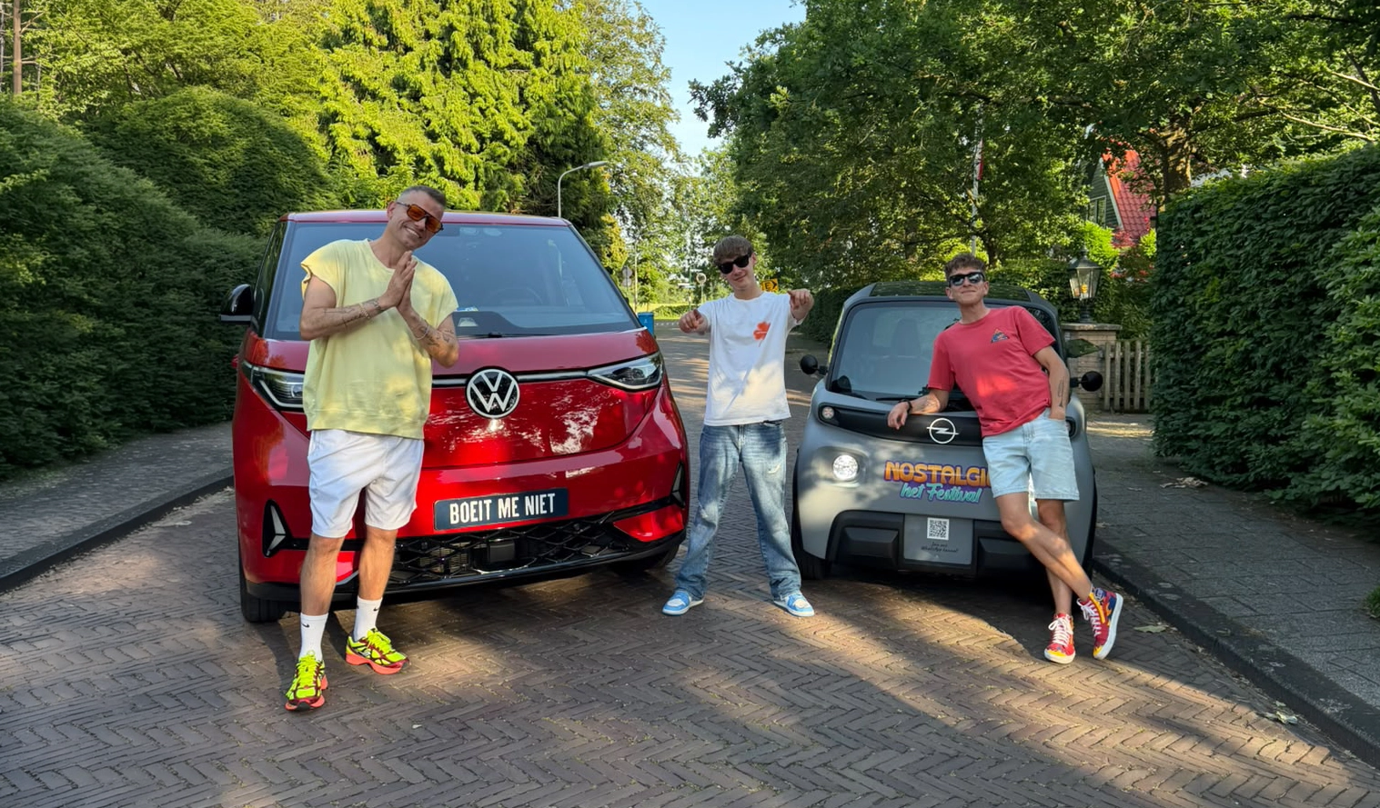 Job Dutchtuber, DJ Billy the Kit en Thomas